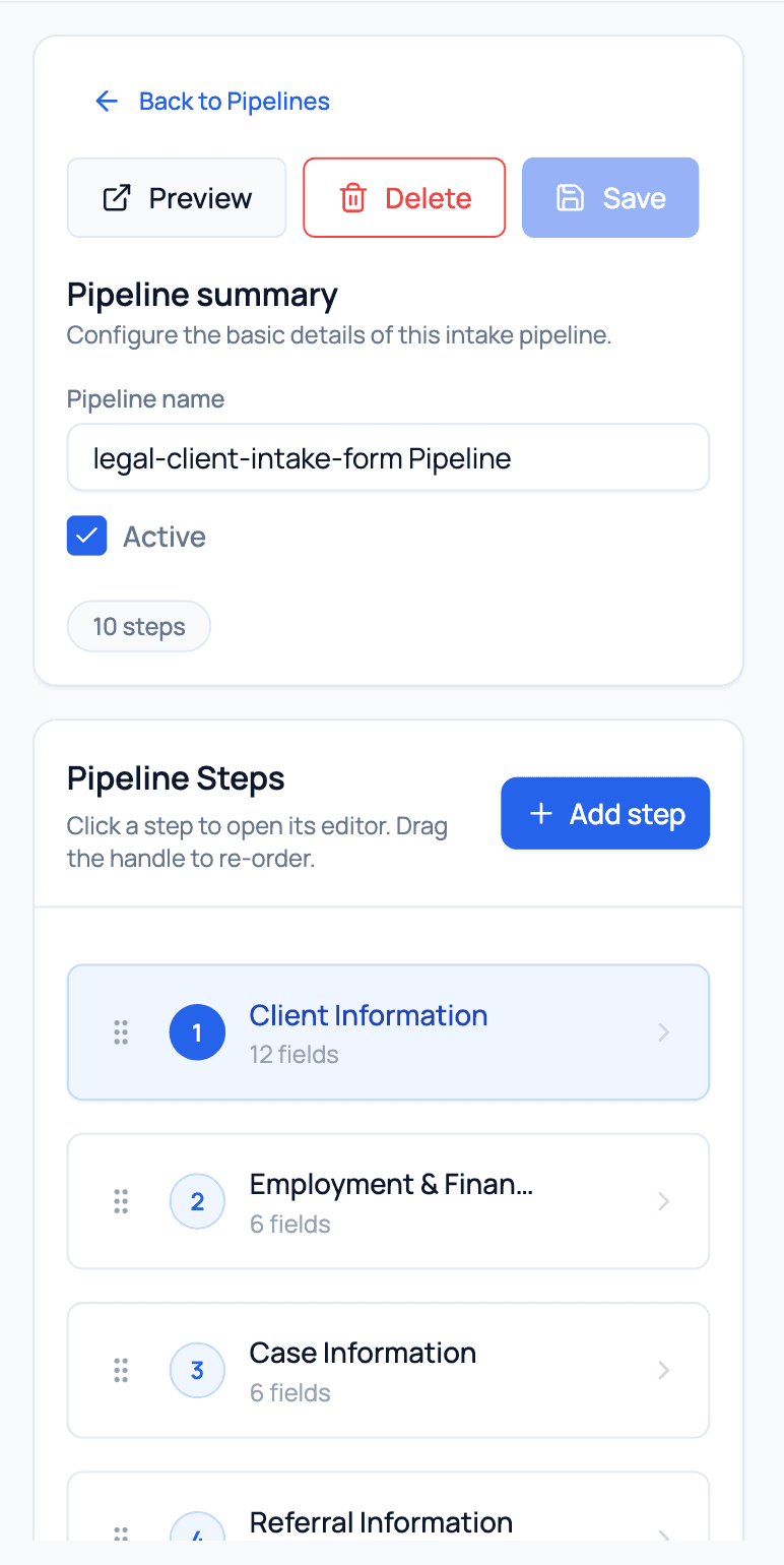 PDF import draft